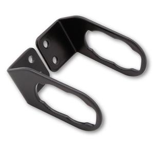 Suport semnalizator original Highsider Pro pentru plăcuța de înmatriculare a motocicletei Kawasaki, negru