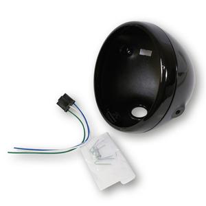 Carcasă far Highsider Smart Reno de 7 inch, negru lucios