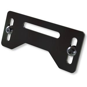 Suport pentru lumină de înmatriculare Highsider Pro Plate negru