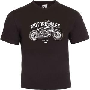 RSA Motorcycles Ride Live T-shirt negru