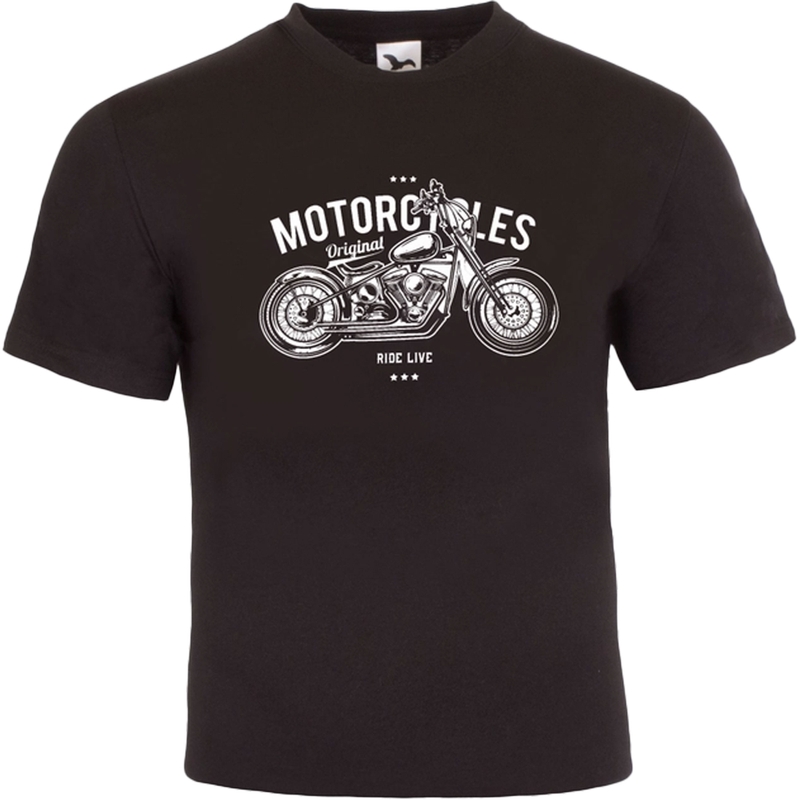 RSA Motorcycles Ride Live T-shirt negru