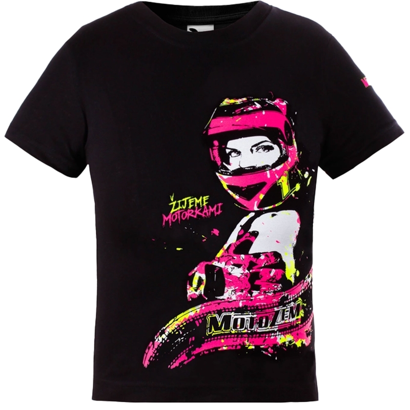 Copii fete tricou MotoZem - Trăim cu motociclete
