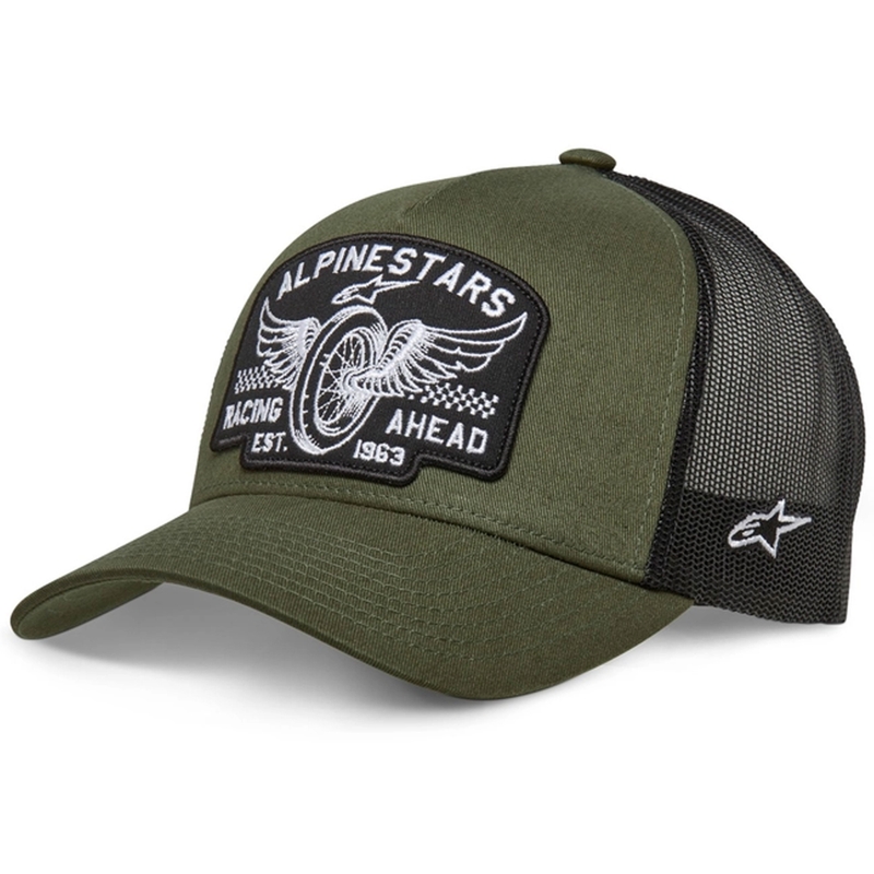 Șapcă Alpinestars Heritage Patcher verde-negru
