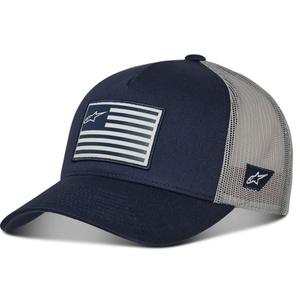 Pălărie Alpinestars Flag Snap albastru-gri