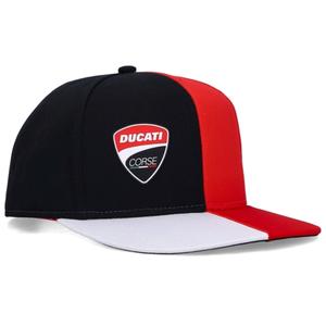 Ducati Flat Cap roșu-negru-alb