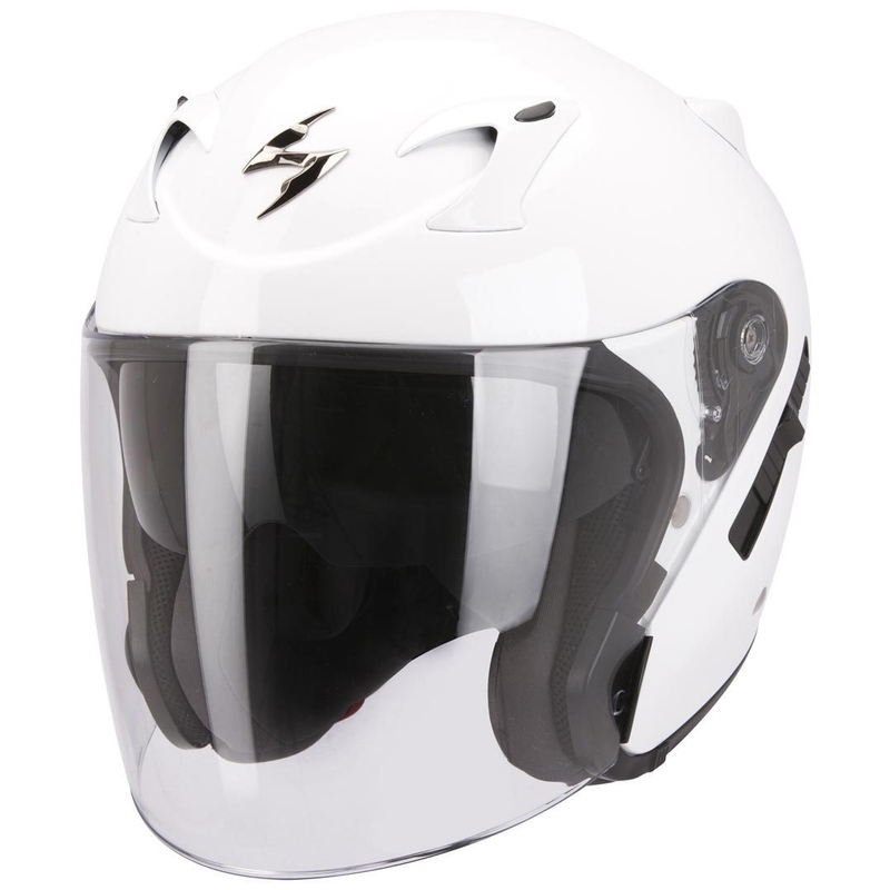Cască de motocicletă deschisă Scorpion EXO-220 alb lichidare