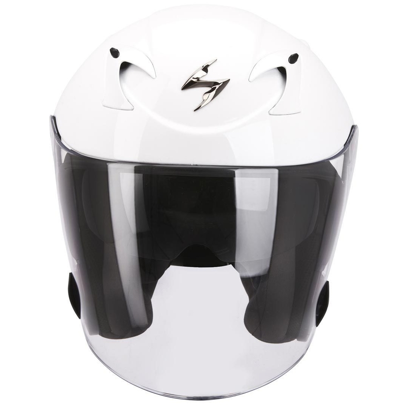 Cască de motocicletă deschisă Scorpion EXO-220 alb lichidare