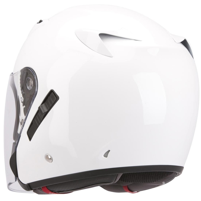 Cască de motocicletă deschisă Scorpion EXO-220 alb lichidare