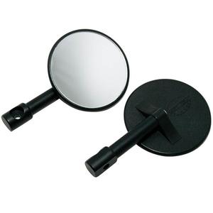 Oglindă retrovizoare rotundă Highsider Smart Bar End, neagră