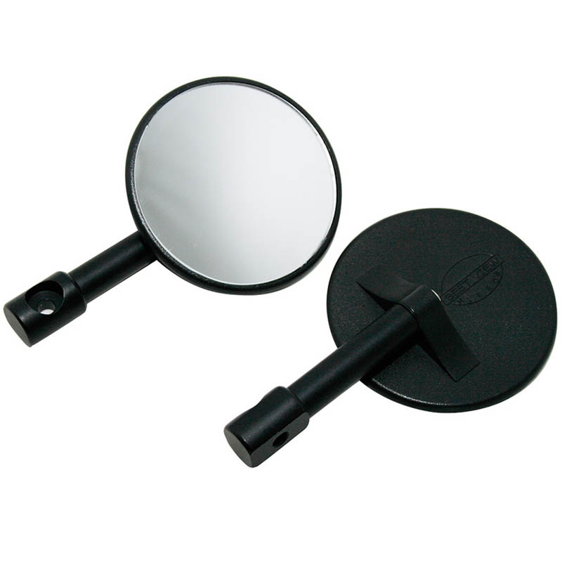 Oglindă retrovizoare rotundă Highsider Smart Bar End, neagră