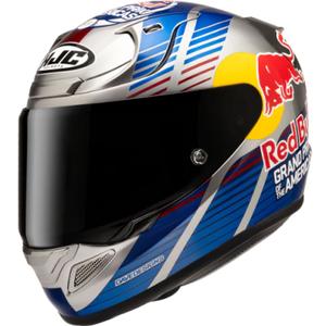 Cască integrală pentru motocicletă HJC RPHA 12 Red Bull Austin GP II MC21 albastru-gri