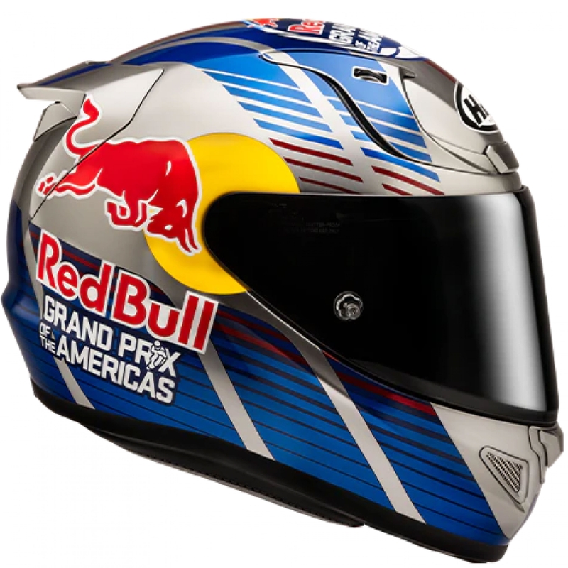Cască integrală pentru motocicletă HJC RPHA 12 Red Bull Austin GP II MC21 albastru-gri