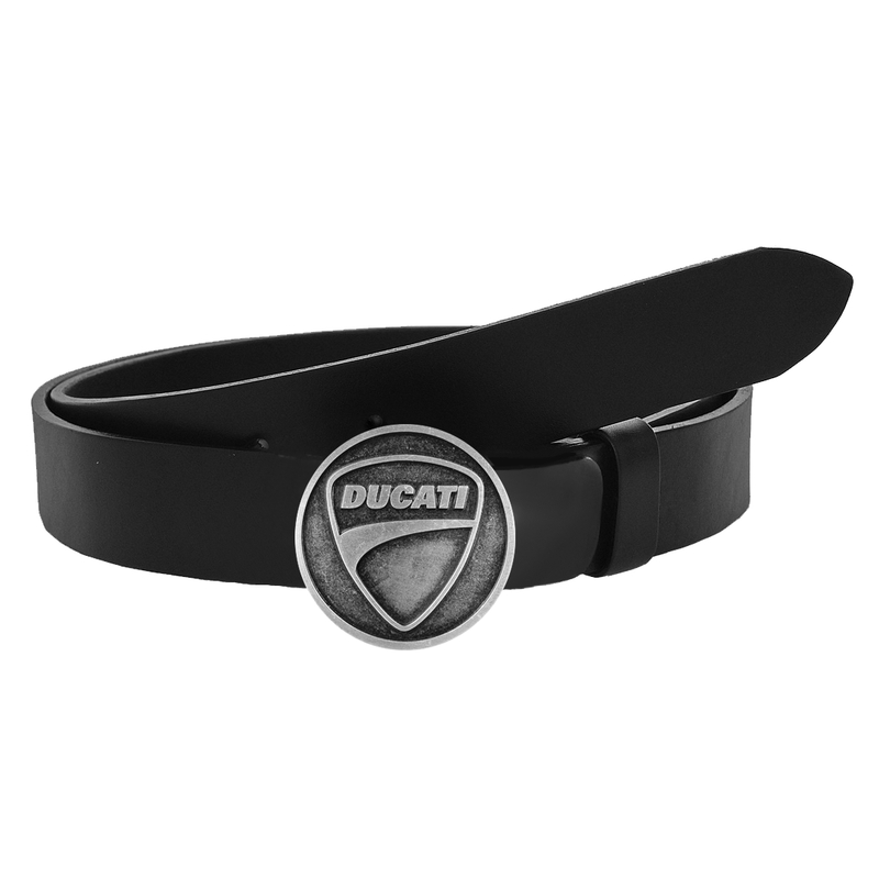 Curea moto din piele cu catarama Ducati