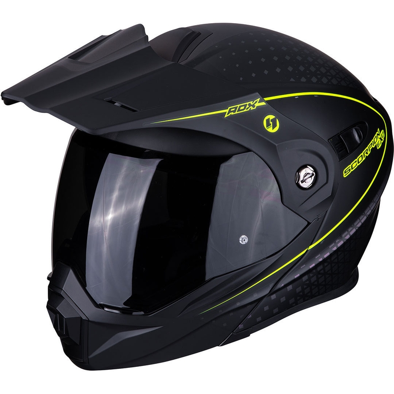 Cască de enduro pliabilă Scorpion ADX-1 Horizon negru-fluo galben lichidare