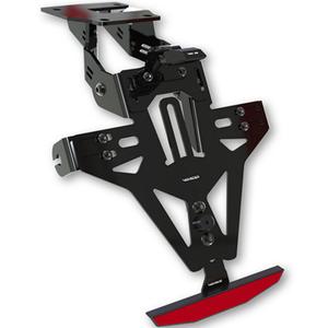 Suport pentru plăcuța de înmatriculare cu iluminare Highsider Akron RS PRO KTM 690 SUPERMOTO și 690 ENDURO negru