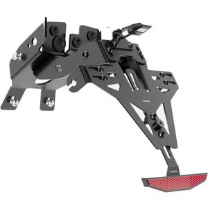 Suport pentru plăcuța de înmatriculare cu iluminare Highsider License Akron RS PRO KTM 690 SMC R negru