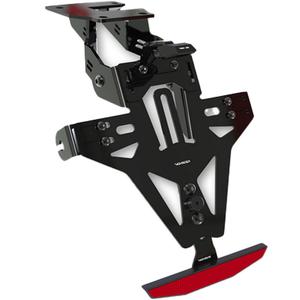 Suport pentru plăcuța de înmatriculare cu iluminare Highsider Akron RS PRO Triumph SPEED TRIPLE 1050 negru