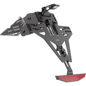 Suport pentru plăcuța de înmatriculare cu iluminare Highsider Akron RS PRO Honda CBR 650 F negru
