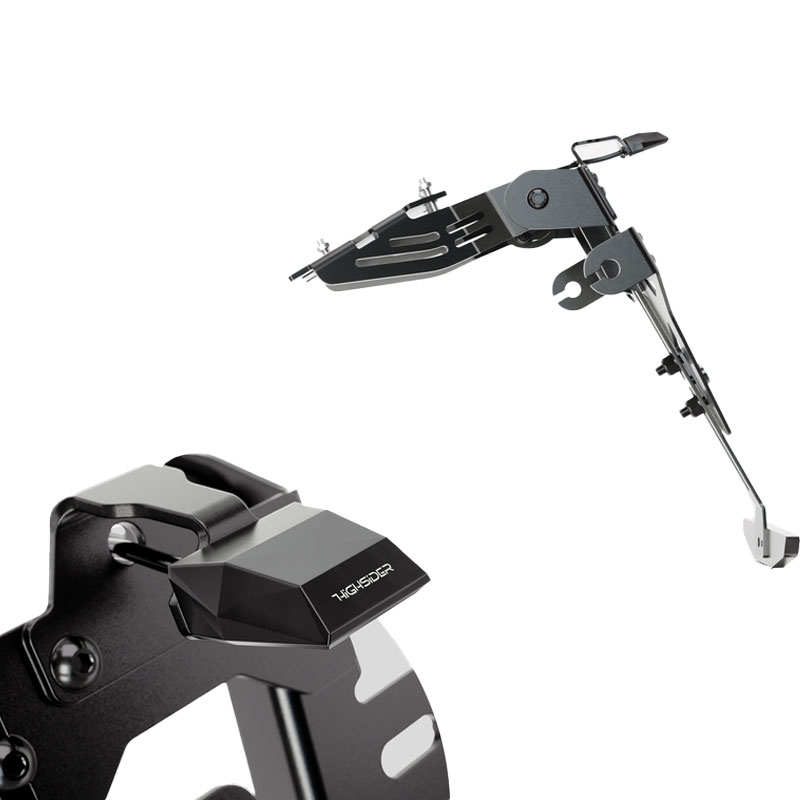Suport pentru plăcuța de înmatriculare cu iluminare Highsider Akron RS PRO Honda CBR 650 F negru