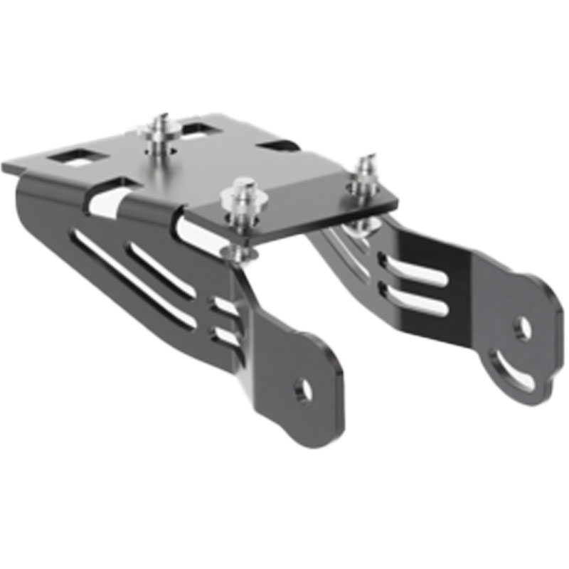 Suport pentru plăcuța de înmatriculare cu iluminare Highsider Akron RS PRO Honda CBR 650 F negru