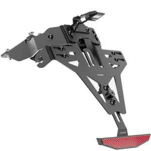 Suport pentru plăcuța de înmatriculare cu iluminare Highsider Akron RS PRO Honda CB 500 negru