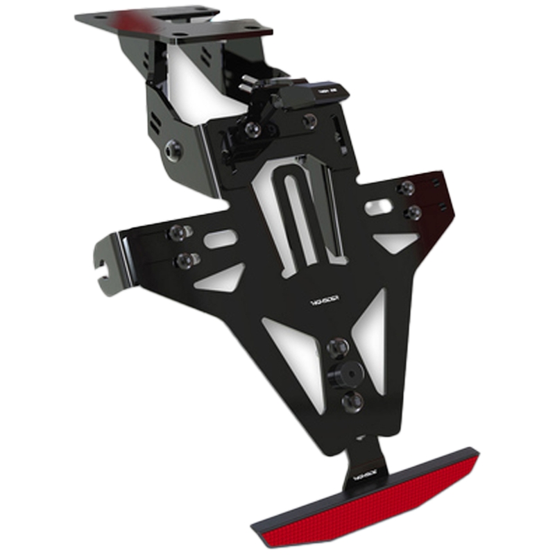 Suport pentru plăcuța de înmatriculare cu iluminare Highsider Akron RS PRO Honda CBR 1000 RR negru