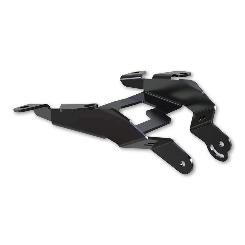 Suport pentru plăcuța de înmatriculare cu iluminare Highsider Akron RS PRO Honda CB 650 R negru