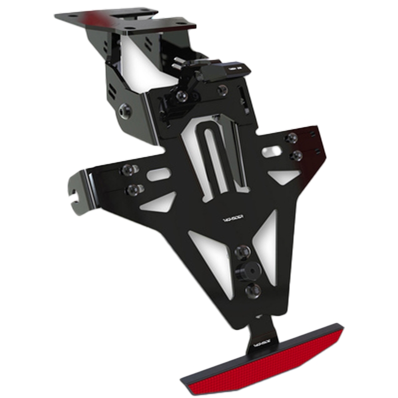 Suport pentru plăcuța de înmatriculare cu iluminare Highsider Akron RS PRO Honda CB 650 R negru