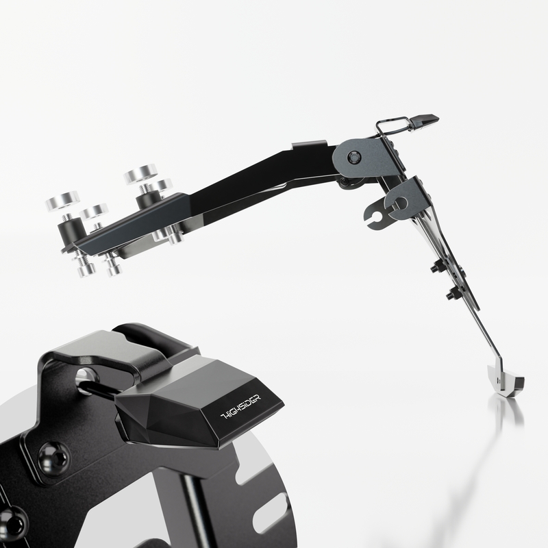 Suport pentru plăcuța de înmatriculare cu iluminare Highsider Akron RS PRO HUSQVARNA 401 negru