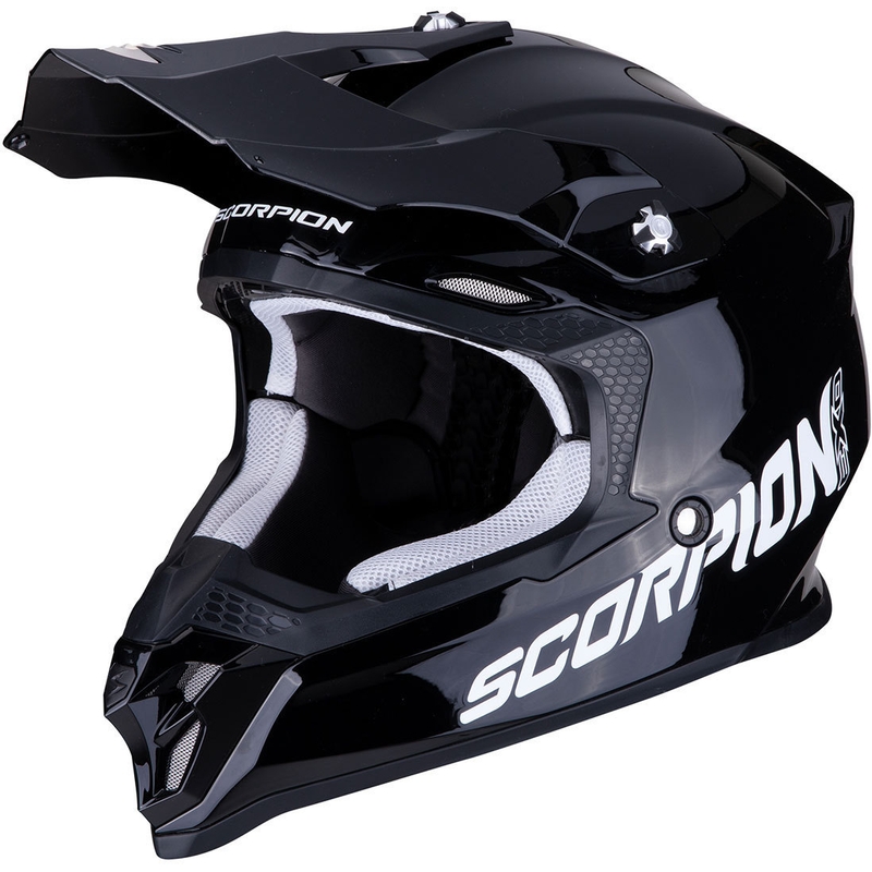 Cască de motocros Scorpion VX-16 Air negru lucios