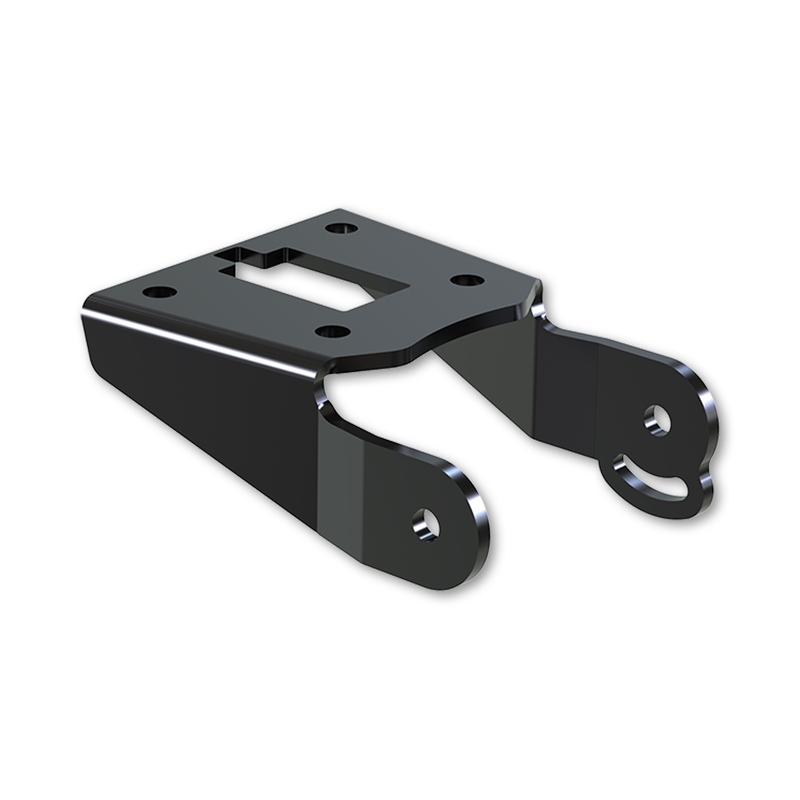 Suport pentru plăcuța de înmatriculare cu iluminare Highsider Akron RS PRO Kawasaki Z 800 negru