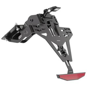 Suport pentru plăcuța de înmatriculare cu iluminare Highsider Akron RS PRO Kawasaki Z650, Ninja 650 negru