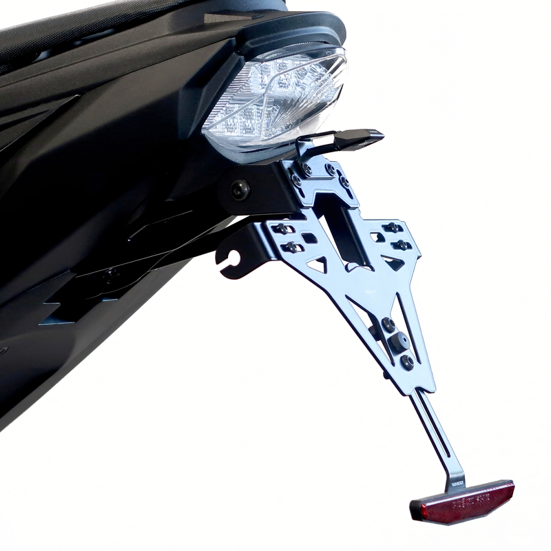 Suport pentru plăcuța de înmatriculare cu iluminare Highsider Akron RS PRO Suzuki SV 650 (X) negru