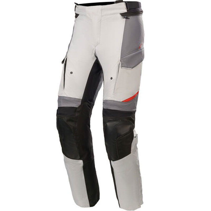 Alpinestars Andes Drystar negru-gri-alb Pantaloni de motocicletă Alpinestars Andes Drystar negru-gri-alb