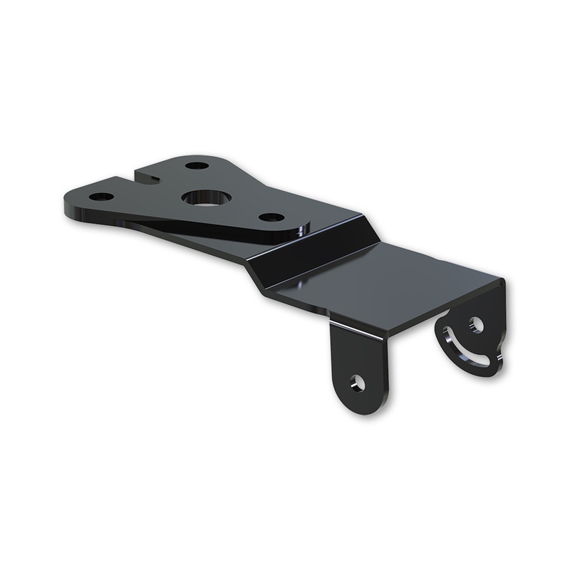 Suport pentru plăcuța de înmatriculare cu iluminare Highsider Akron RS PRO Yamaha YZF-R125 (ABS) negru