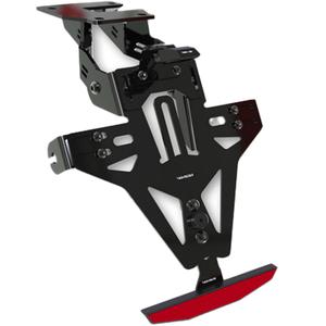 Suport pentru plăcuța de înmatriculare cu iluminare Highsider Akron RS PRO Yamaha YZF-R125 (ABS) negru