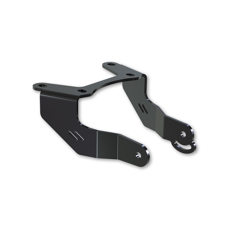 Suport pentru plăcuța de înmatriculare cu iluminare Highsider Akron RS PRO Yamaha MT-09 negru