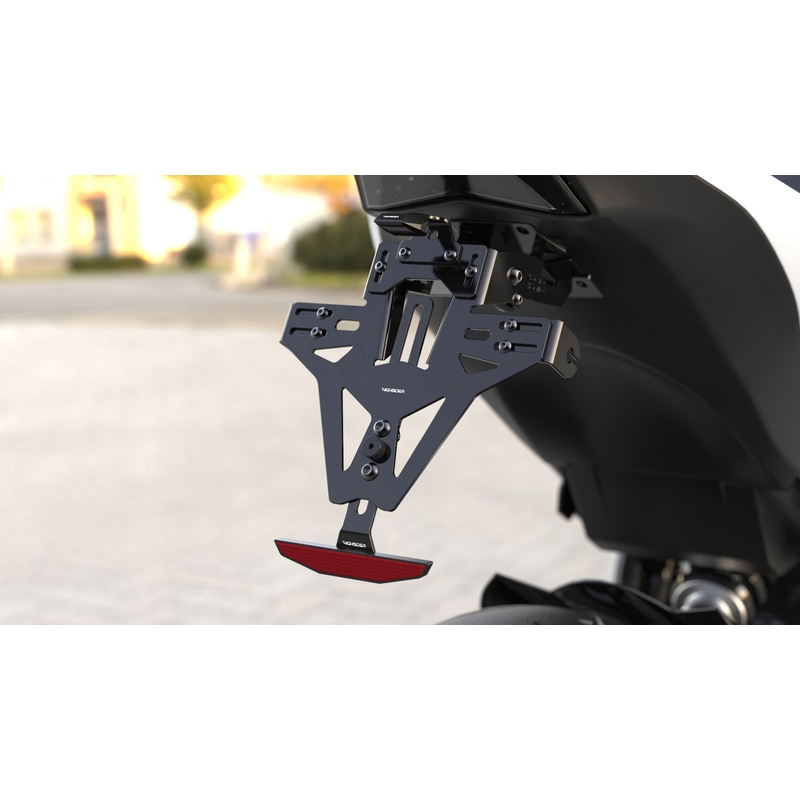 Suport pentru plăcuța de înmatriculare cu iluminare Highsider Akron RS PRO Yamaha XSR 900 negru