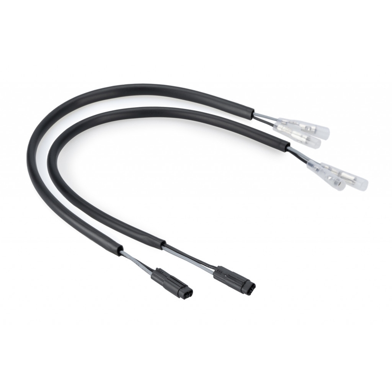 Plug&Play wiring kit for turn signals PUIG Negru front and rear