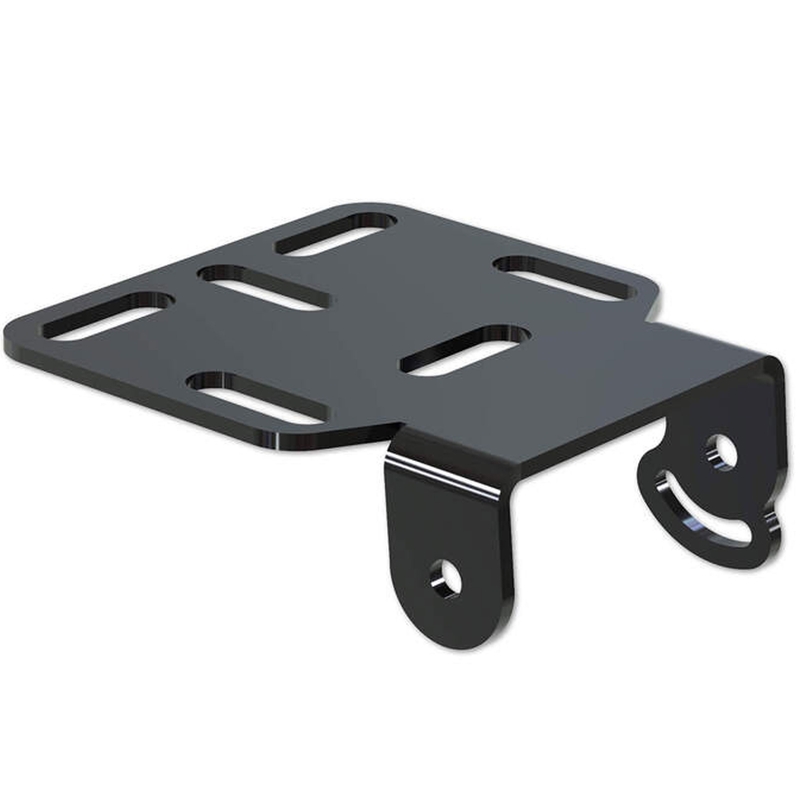 Suport universal pentru plăcuța de înmatriculare Highsider Akron RS PRO cu lumină, negru