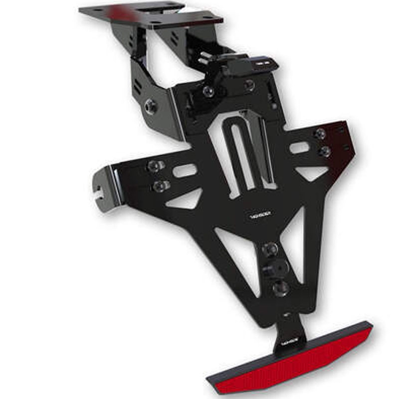 Suport pentru plăcuța de înmatriculare cu iluminare Highsider Akron RS PRO Honda CB 300 R NEO SPORT CAFE ABS negru