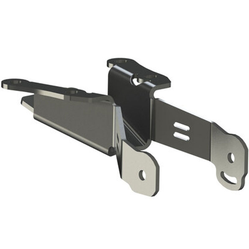 Suport pentru plăcuța de înmatriculare cu iluminare Highsider Akron RS PRO Yamaha Tracer negru