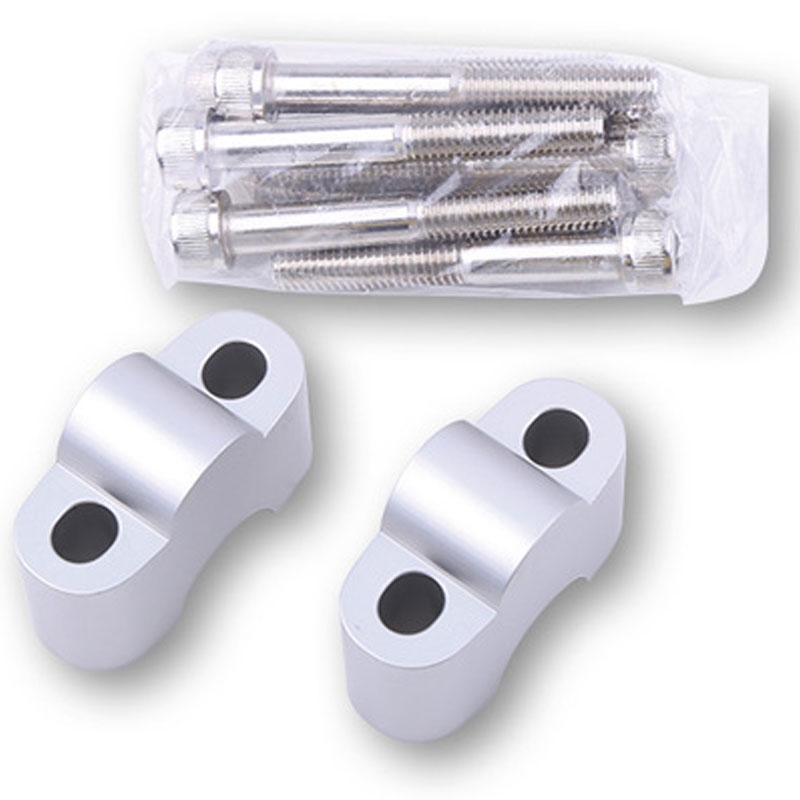 Set distanțiere HIGHSIDER Silver 25mm argintii