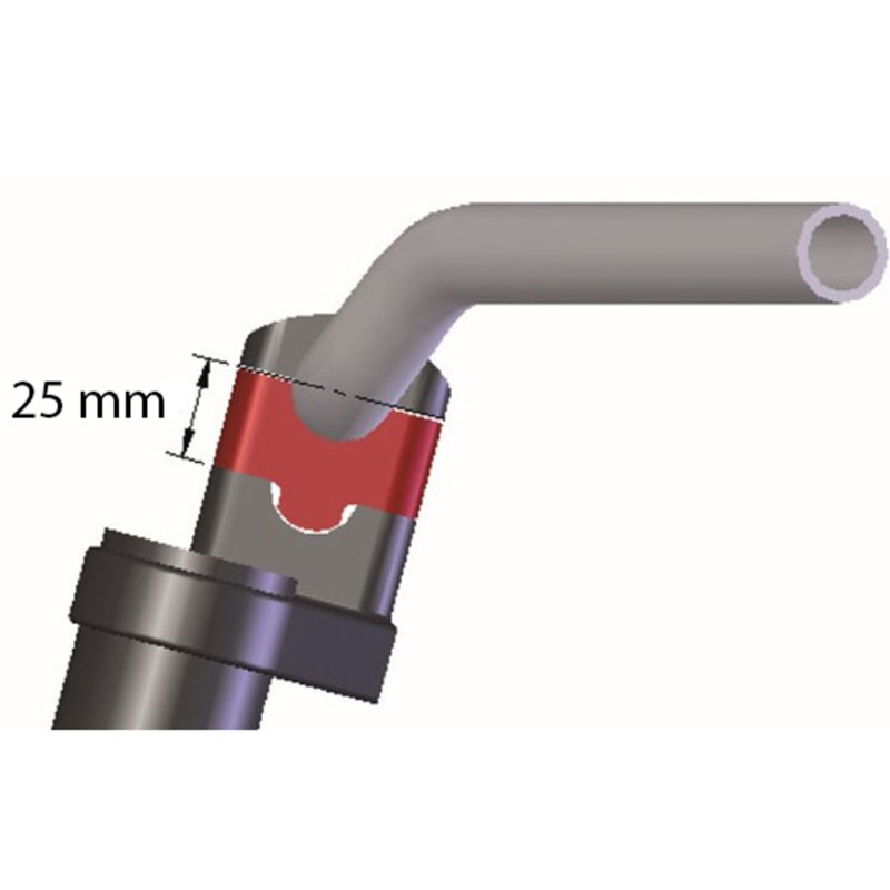 Distanțiere HIGHSIDER Silver Set 25mm negru