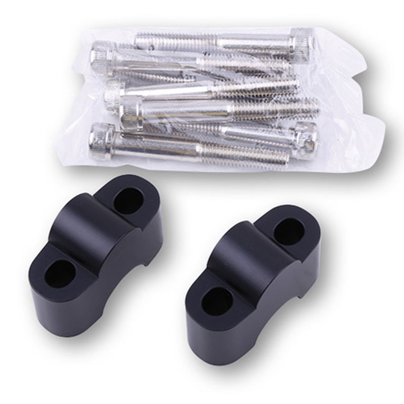 Distanțiere HIGHSIDER Silver Set 25mm negru