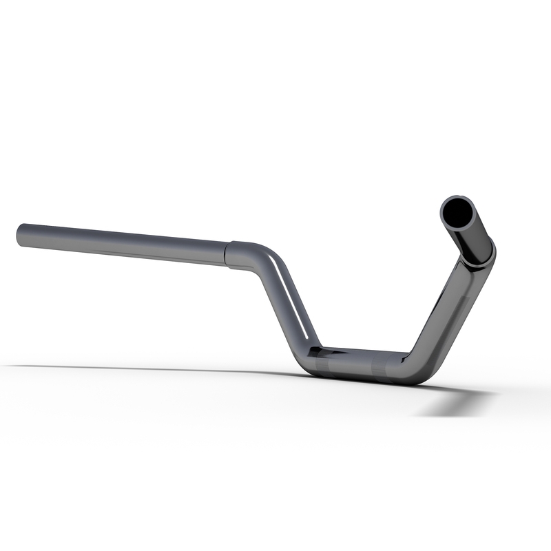 Ghidon motocicletă Highsider PRO Flat Track cromat