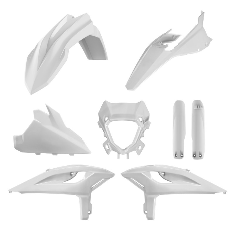 Kit plastice POLISPORT Alb