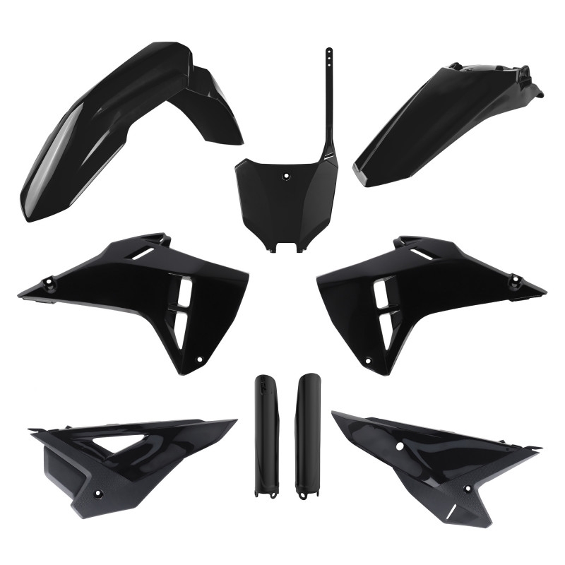 Kit plastice POLISPORT restyling Negru