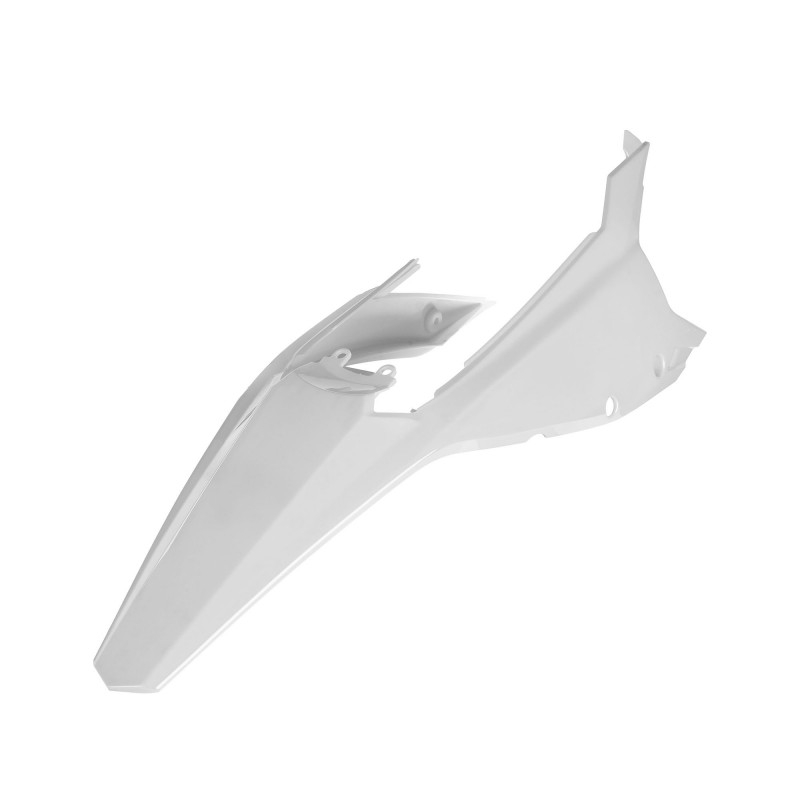 Rear Fender + Side Panels POLISPORT Alb