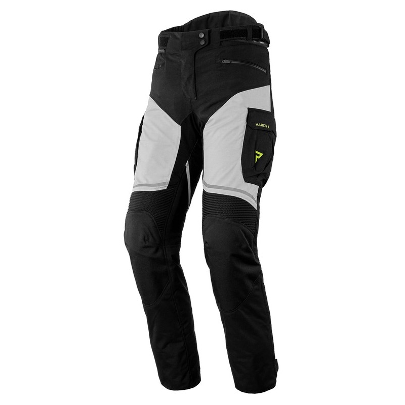 Pantaloni de motocicletă pentru femei Rebelhorn Hardy II gri-negru-galben-fluo Yellow lichidare